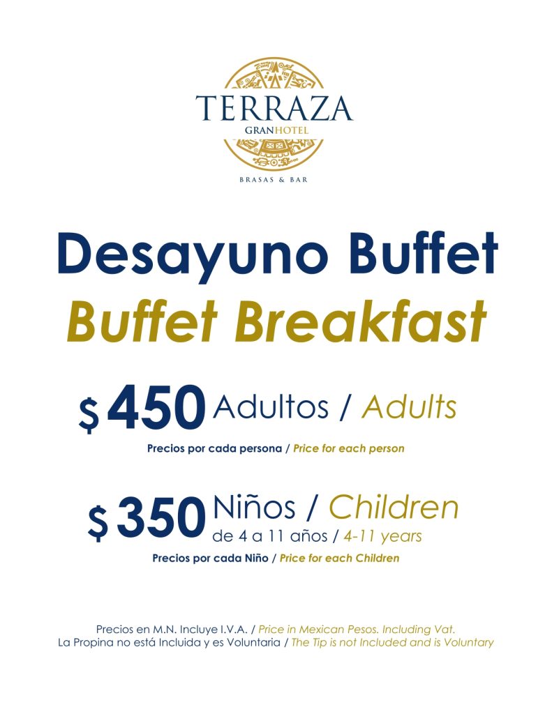 Desayuno buffet gran hotel ciudad de mexico